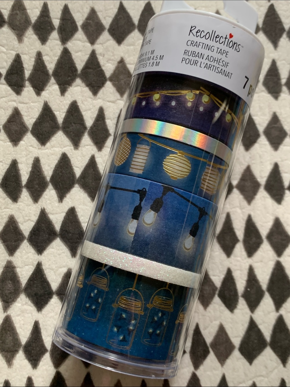 Recollections Blue and Gold Decorative Crafting Tape Set